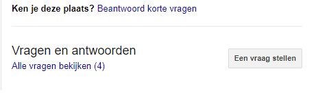 Google Mijn Bedrijf - vraag stellen - afbeelding vergroten